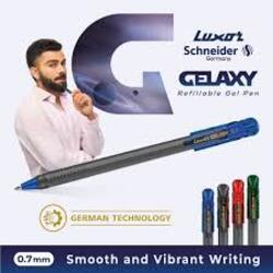 Luxor GELAXY Refillable Gel Pen - Black